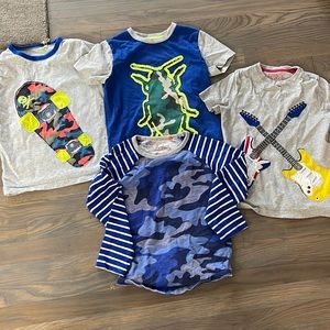 Boys mini boden lot shirts size 7-8